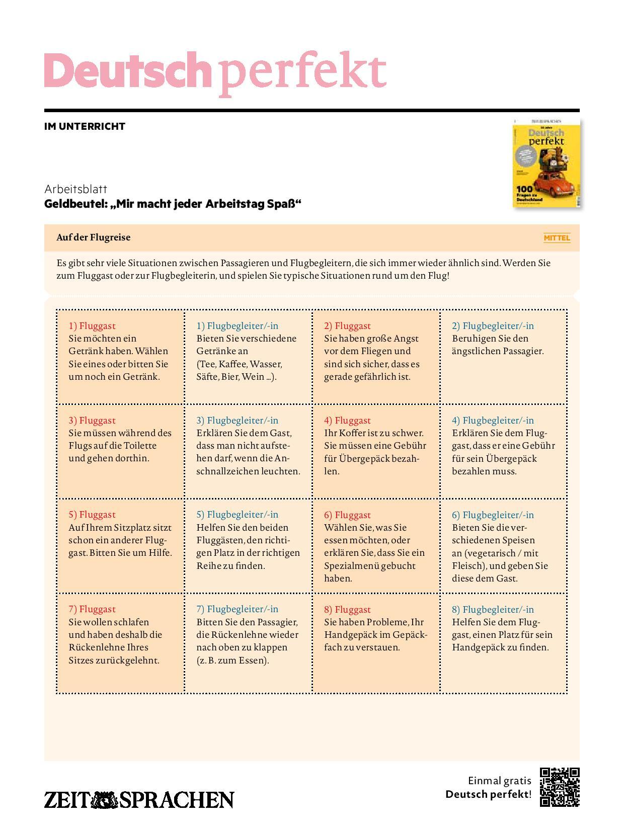 Digitale Lehrbeilage mit Unterrichtstipps