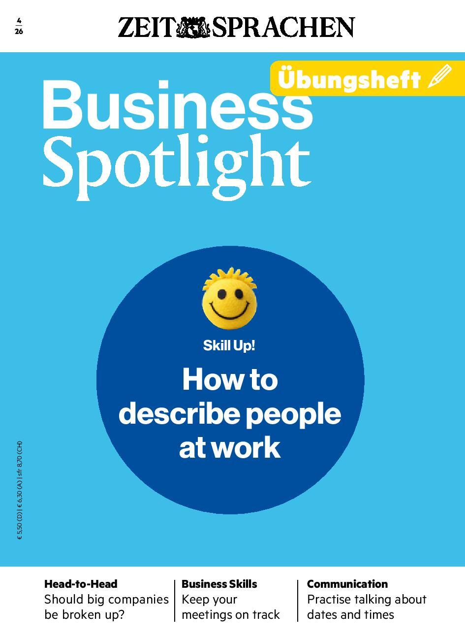 Business Spotlight &Uuml;bungsheft digital 04/2026